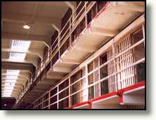 Cellen blok in Alcatraz