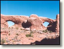 North and South Window in Arches NP
