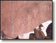 Petroglyphs in Capitol Reef NP