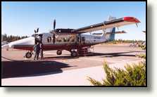 Vliegtuigje van de Grand Canyon Airlines
