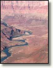 Colorado rivier gezien vanuit de lucht